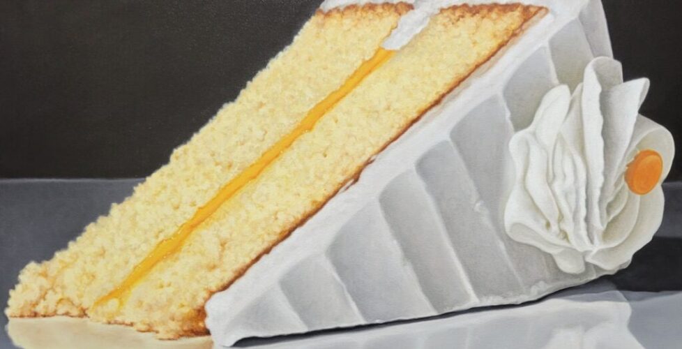 "Lemon Cake" oil on canvas 24" x 30"