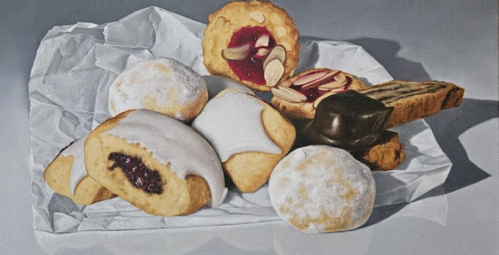 "Italian Cookies" oil on canvas 24" x 24"